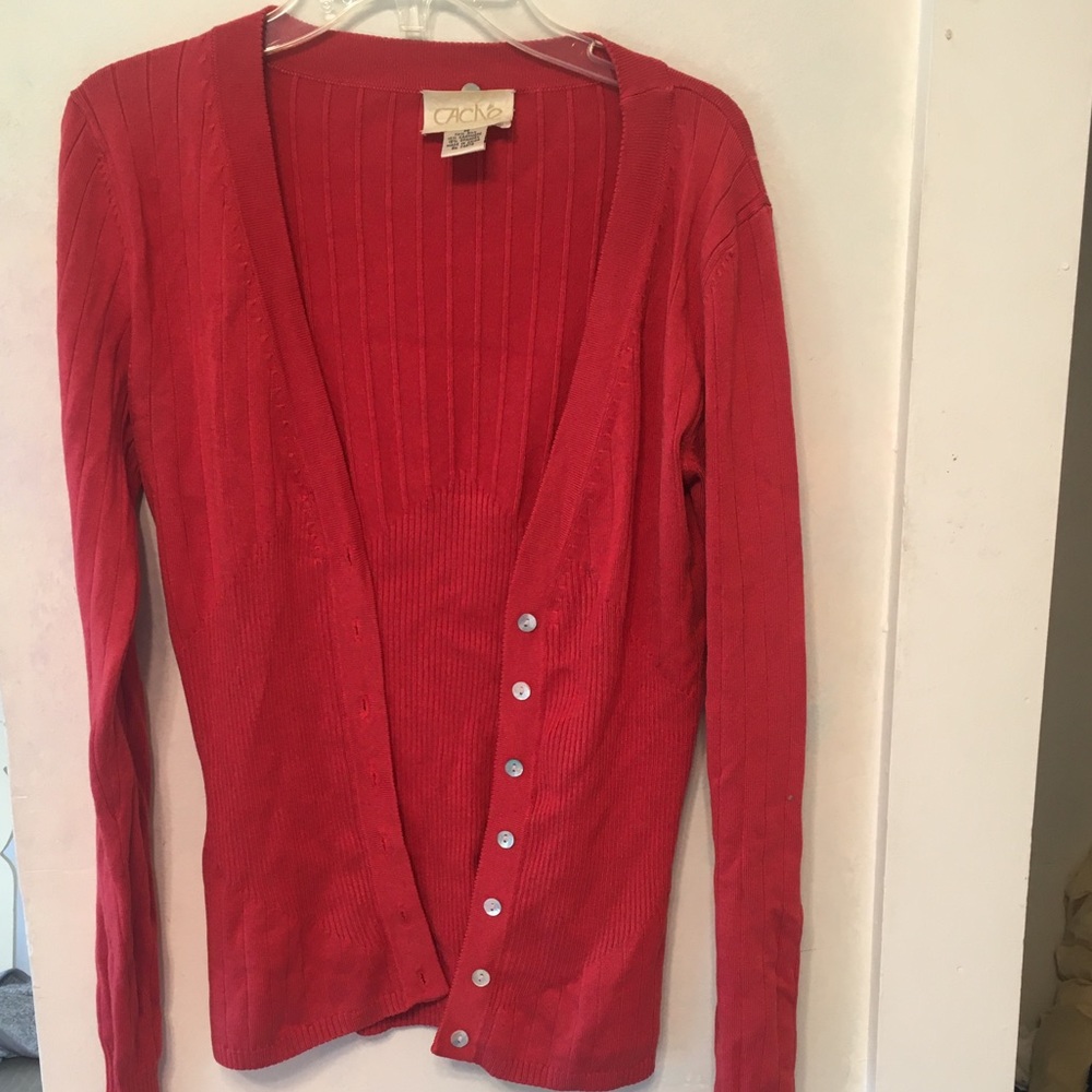 Cashmere Sweater | Red | Size Medium